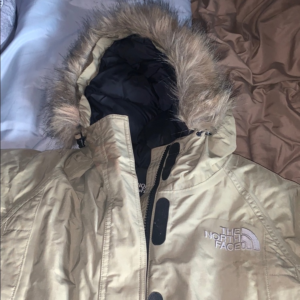 North Face down feathered winter coat